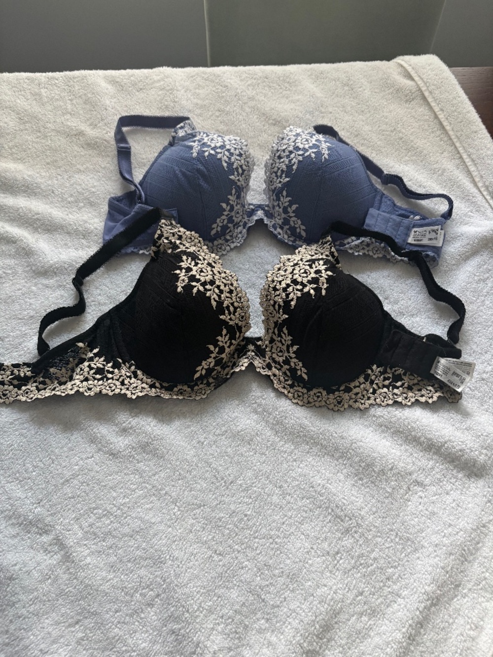 Two Wacoal Embrace Lace Bras
